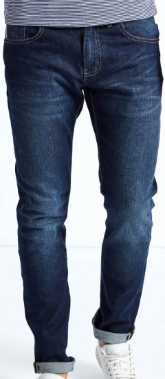 Mish Mash Lot XX Dark Stretch Straight Fit - Traperice & hlače - Muške Traperice i Hlače Veliki Brojevi