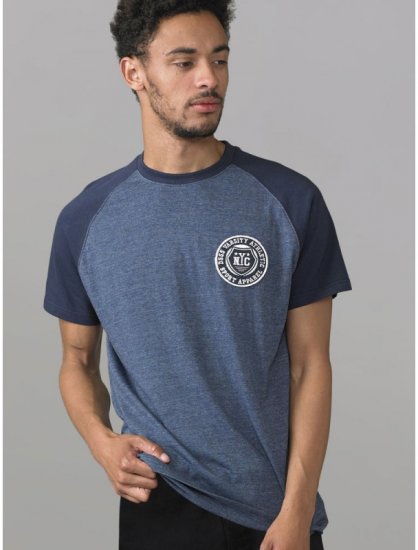 D555 Spencer T-shirt Navy - Majice Kratkih Rukava - Muške Majice Kratkih Rukava Veliki Brojevi 