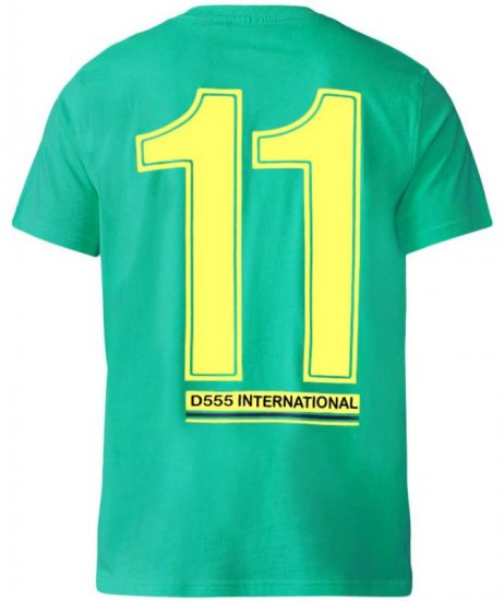D555 Ricardo T-shirt Green - Majice Kratkih Rukava - Muške Majice Kratkih Rukava Veliki Brojevi 