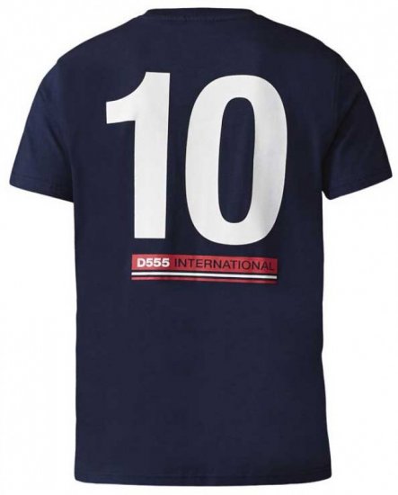 D555 Leon T-shirt Navy - Majice Kratkih Rukava - Muške Majice Kratkih Rukava Veliki Brojevi 