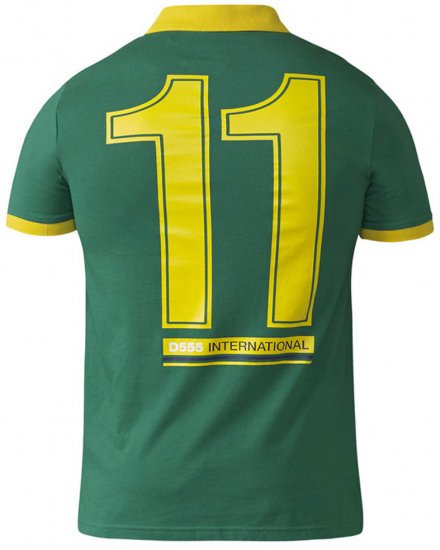 D555 Silva Polo Green - Polo majice - Muške Polo Majice Veliki Brojevi