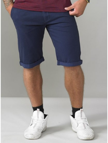 D555 Rupert Shorts Navy - Kratke hlače - Muške Kratke Hlače Veliki Brojevi 