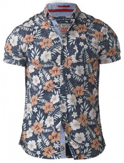D555 Huxley Hawaii Shirt - Košulje - Muške Košulje Veliki Brojevi