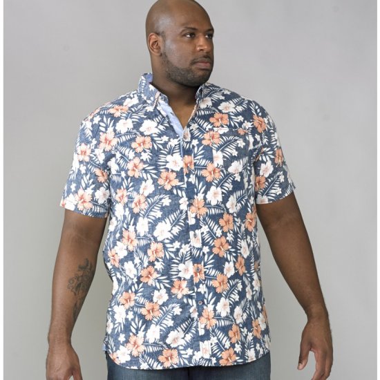 D555 Huxley Hawaii Shirt - Košulje - Muške Košulje Veliki Brojevi