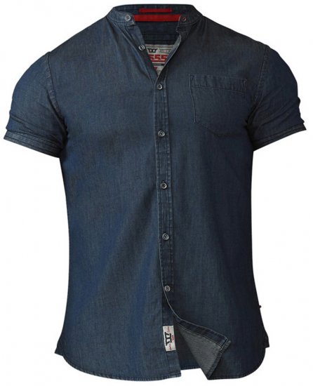 D555 Astra Short Sleeve Denim Shirt - Košulje - Muške Košulje Veliki Brojevi