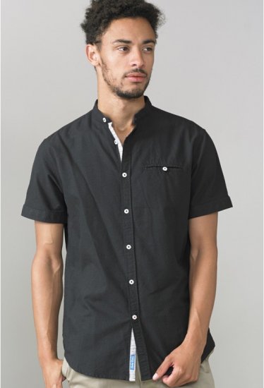 D555 Dwight Short Sleeve Shirt Black - Košulje - Muške Košulje Veliki Brojevi