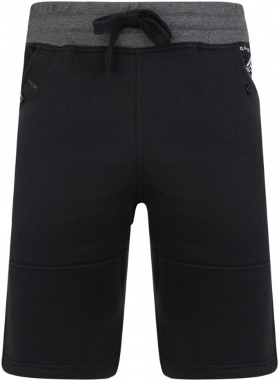 Kam Jeans 316 Jogger Shorts Black - Sportske hlače & kratke - Muške Trenirke Veliki Brojevi