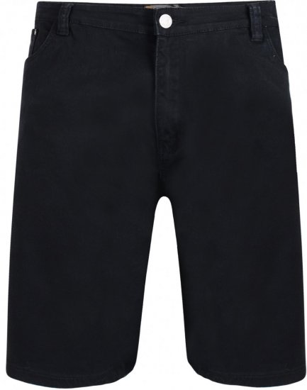 Kam Jeans Alba2 Shorts Black - Kratke hlače - Muške Kratke Hlače Veliki Brojevi 