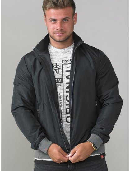 D555 Felix Lightweight Bomber Jacket Black - Jakne - Muške Jakne Veliki Brojevi