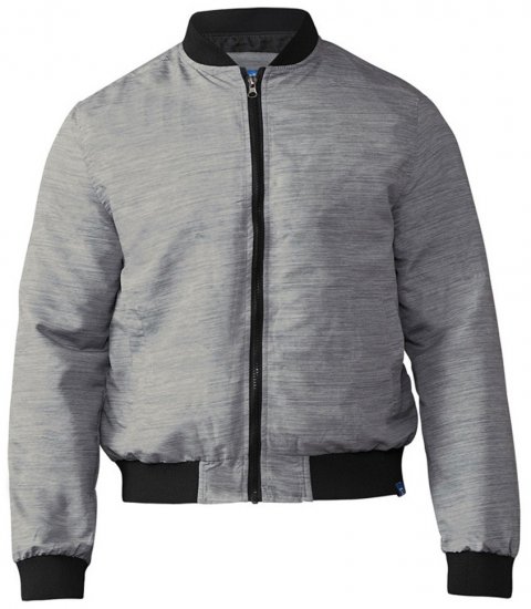 D555 Lou Bomber Jacket Grey - Jakne - Muške Jakne Veliki Brojevi