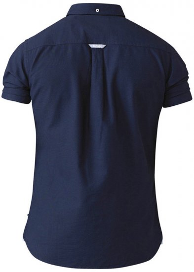 D555 Norman Short Sleeve Oxford Shirt Navy - Košulje - Muške Košulje Veliki Brojevi