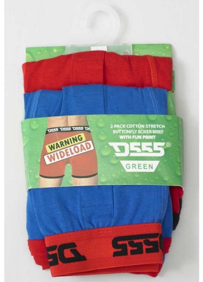 D555 Novelty Boxershorts 2-pack - Donje rublje & kupaće hlače - muške donje rublje veliki brojevi