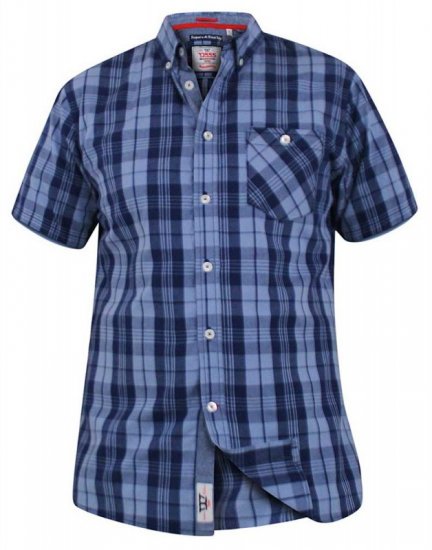 D555 Genoa Short Sleeve Shirt & T-shirt Combo - Košulje - Muške Košulje Veliki Brojevi