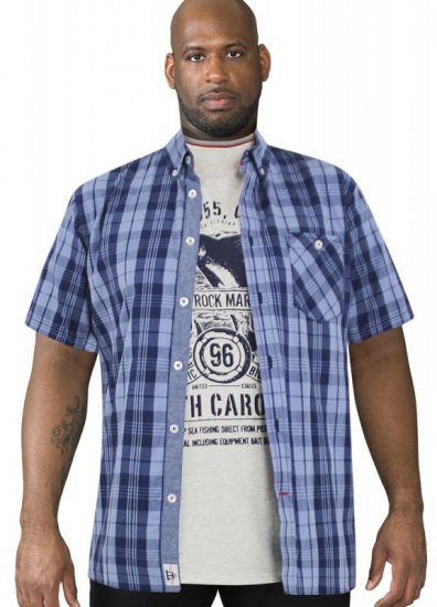 D555 Genoa Short Sleeve Shirt & T-shirt Combo - Košulje - Muške Košulje Veliki Brojevi