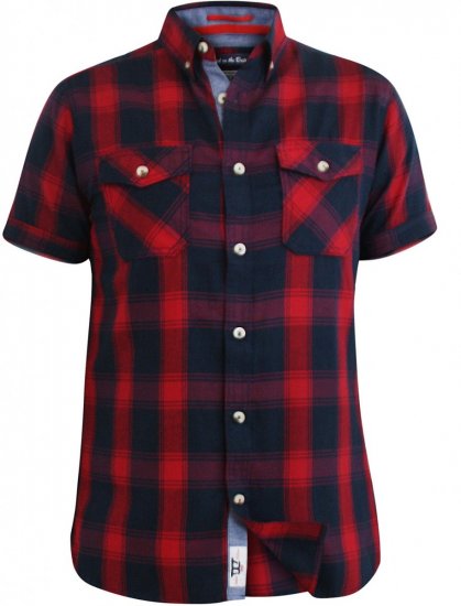 D555 Oliver Short Sleeve Shirt - Košulje - Muške Košulje Veliki Brojevi