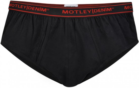Motley Denim Briefs Black 2-pack - Donje rublje & kupaće hlače - muške donje rublje veliki brojevi