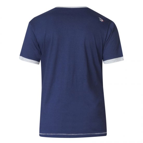 D555 Hatter T-shirt Navy - Majice Kratkih Rukava - Muške Majice Kratkih Rukava Veliki Brojevi 
