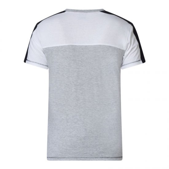 D555 Alvester T-shirt Grey - Majice Kratkih Rukava - Muške Majice Kratkih Rukava Veliki Brojevi 