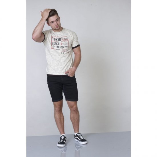 D555 Merlin T-shirt Grey - Majice Kratkih Rukava - Muške Majice Kratkih Rukava Veliki Brojevi