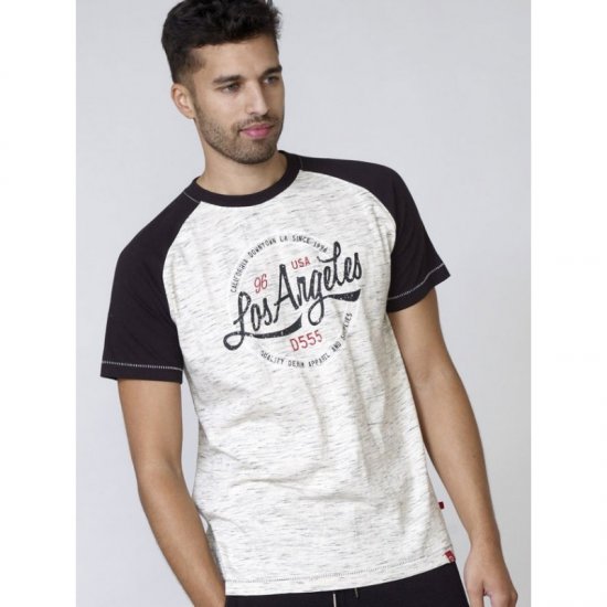 D555 Judson T-shirt Grey - Majice Kratkih Rukava - Muške Majice Kratkih Rukava Veliki Brojevi