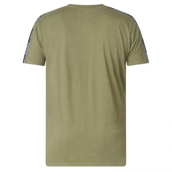 D555 Kambria Couture T-shirt Khaki - Majice Kratkih Rukava - Muške Majice Kratkih Rukava Veliki Brojevi 