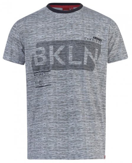 D555 NewYork Brooklyn T-shirt Black - Majice Kratkih Rukava - Muške Majice Kratkih Rukava Veliki Brojevi 