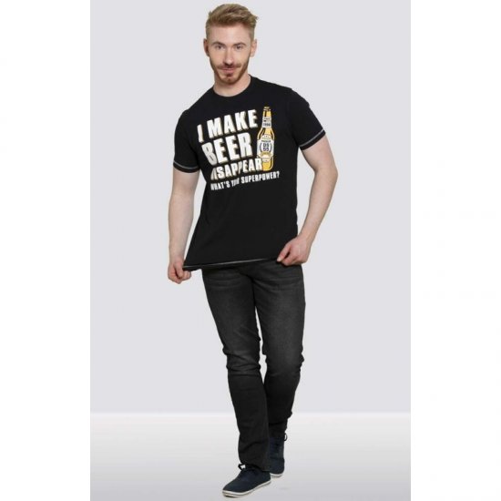 D555 Seattle T-shirt Black - Majice Kratkih Rukava - Muške Majice Kratkih Rukava Veliki Brojevi 