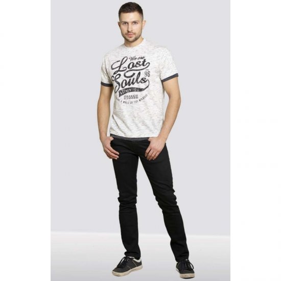 D555 Maiden T-shirt Off White - Majice Kratkih Rukava - Muške Majice Kratkih Rukava Veliki Brojevi 