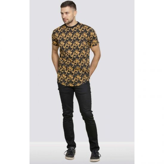D555 Dave Couture T-shirt Black - Majice Kratkih Rukava - Muške Majice Kratkih Rukava Veliki Brojevi