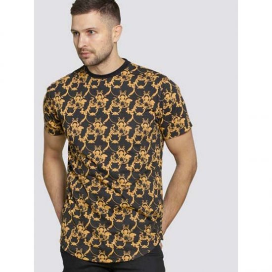 D555 Dave Couture T-shirt Black - Majice Kratkih Rukava - Muške Majice Kratkih Rukava Veliki Brojevi