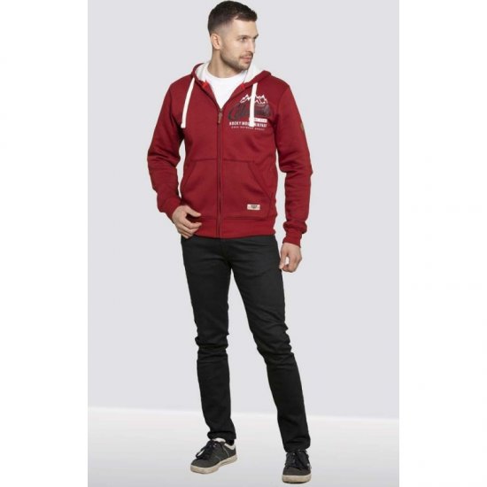 D555 Durham Hoodie Red - Puloveri & dukserice - Muške Puloveri & dukserice veliki brojevi