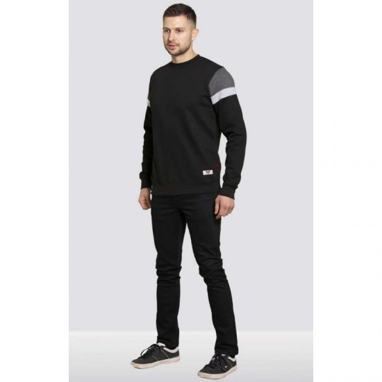 D555 Clermont Sweatshirt Black - Puloveri & dukserice - Muške Puloveri & dukserice veliki brojevi