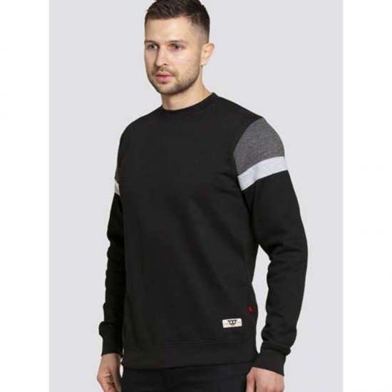 D555 Clermont Sweatshirt Black - Puloveri & dukserice - Muške Puloveri & dukserice veliki brojevi