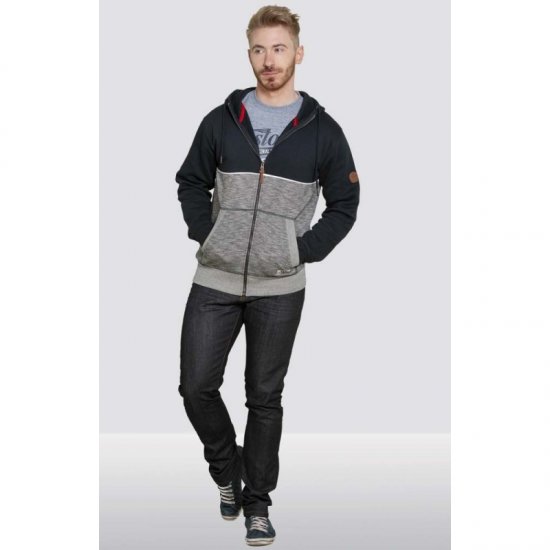 D555 Lamarsh Hoodie Navy - Puloveri & dukserice - Muške Puloveri & dukserice veliki brojevi