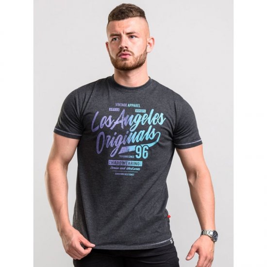 D555 Simmons T-shirt Black - Majice Kratkih Rukava - Muške Majice Kratkih Rukava Veliki Brojevi 