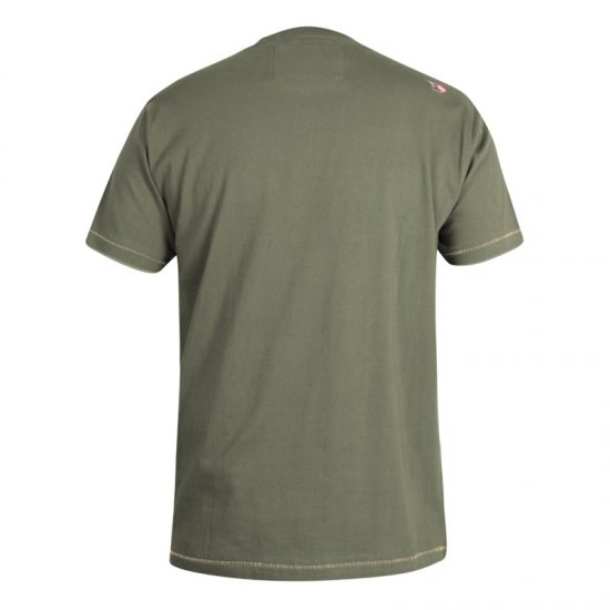 D555 Stanley T-shirt Khaki - Majice Kratkih Rukava - Muške Majice Kratkih Rukava Veliki Brojevi 