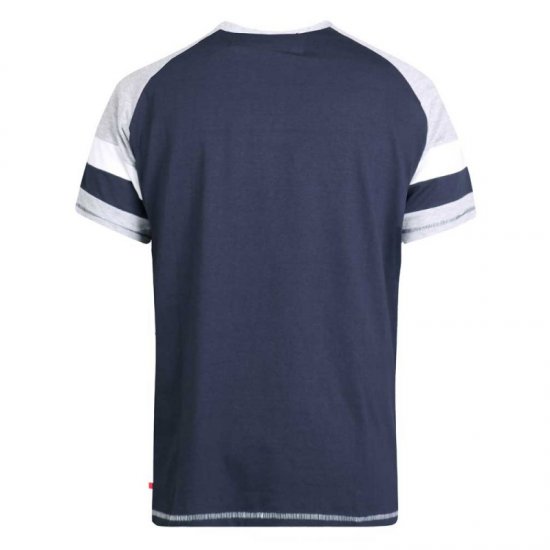 D555 Jones T-shirt Navy - Majice Kratkih Rukava - Muške Majice Kratkih Rukava Veliki Brojevi 