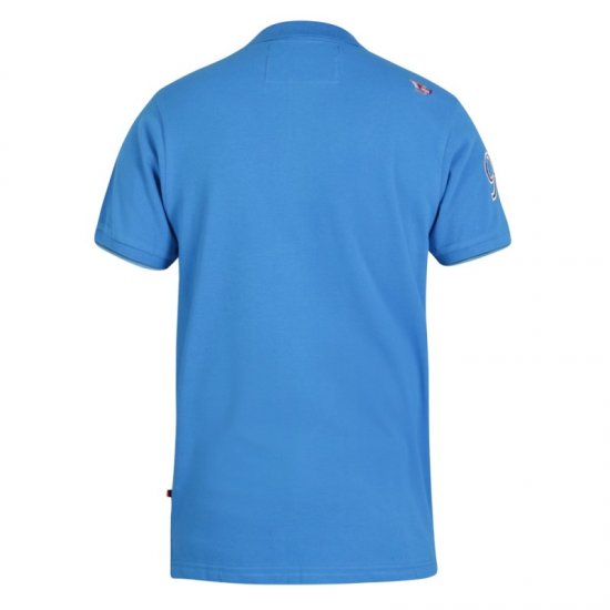 D555 Parker Polo Blue - Polo majice - Muške Polo Majice Veliki Brojevi