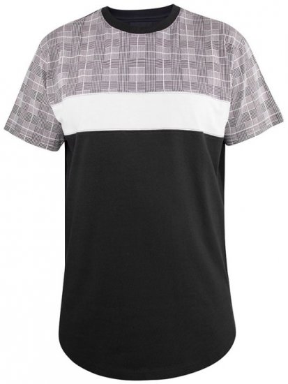 D555 Vista Couture Cut And Sew Curved Hem T-Shirt - Majice Kratkih Rukava - Muške Majice Kratkih Rukava Veliki Brojevi