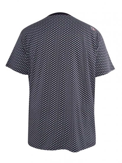 D555 Canton T-shirt Navy - Majice Kratkih Rukava - Muške Majice Kratkih Rukava Veliki Brojevi 