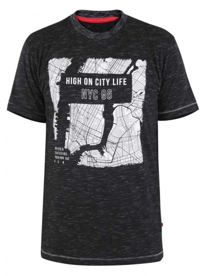 D555 Rumford Printed T-shirt - Majice Kratkih Rukava - Muške Majice Kratkih Rukava Veliki Brojevi 