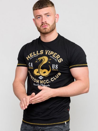 D555 WOOTON Printed T-Shirt - Majice Kratkih Rukava - Muške Majice Kratkih Rukava Veliki Brojevi 