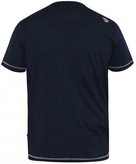D555 DENTON Motorbike Printed T-Shirt - Majice Kratkih Rukava - Muške Majice Kratkih Rukava Veliki Brojevi 