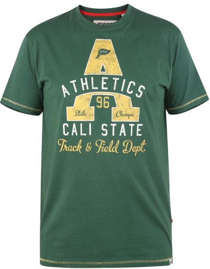D555 TOVIL Printed T-Shirt - Majice Kratkih Rukava - Muške Majice Kratkih Rukava Veliki Brojevi 