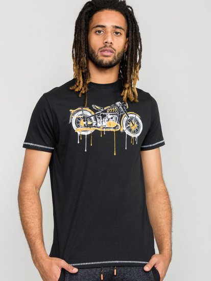 D555 ROCHESTER Printed T-Shirt - Majice Kratkih Rukava - Muške Majice Kratkih Rukava Veliki Brojevi 