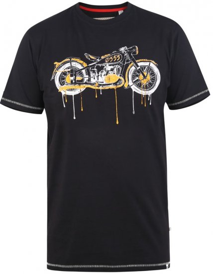 D555 ROCHESTER Printed T-Shirt - Majice Kratkih Rukava - Muške Majice Kratkih Rukava Veliki Brojevi 