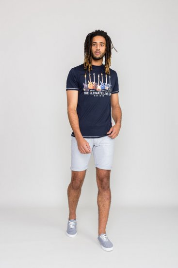 D555 PICKEMHAM Printed T-Shirt - Majice Kratkih Rukava - Muške Majice Kratkih Rukava Veliki Brojevi 