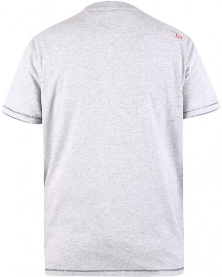 D555 BARTON Printed T-Shirt - Majice Kratkih Rukava - Muške Majice Kratkih Rukava Veliki Brojevi 
