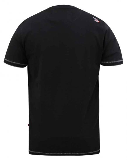 D555 Fritton Bike With Shadow And Drips Printed T-Shirt - Majice Kratkih Rukava - Muške Majice Kratkih Rukava Veliki Brojevi 
