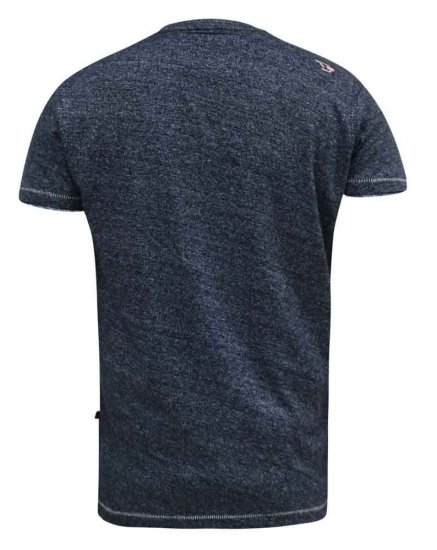 D555 Upton Hawaii Leaf Printed T-Shirt - Majice Kratkih Rukava - Muške Majice Kratkih Rukava Veliki Brojevi 